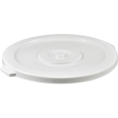 Global Industrial Flat Lid, White, Plastic 240461WH